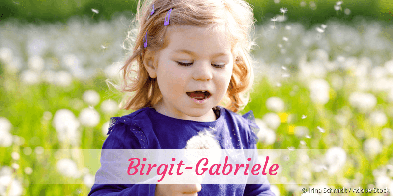 Baby mit Namen Birgit-Gabriele