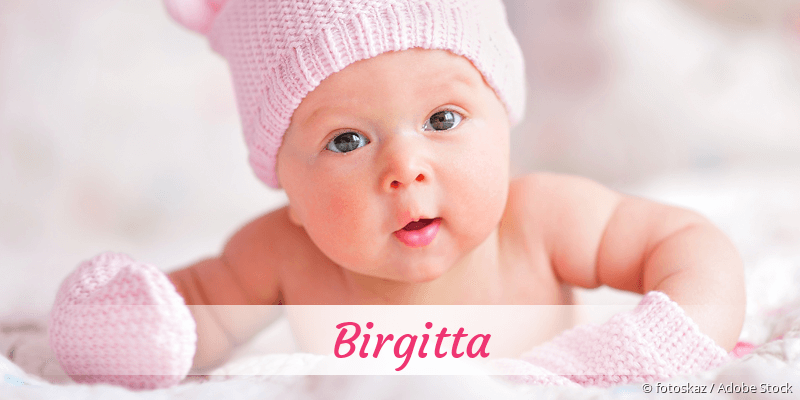 Baby mit Namen Birgitta