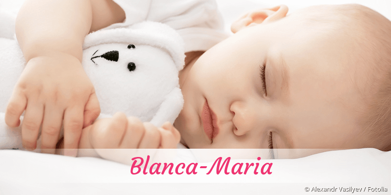Baby mit Namen Blanca-Maria
