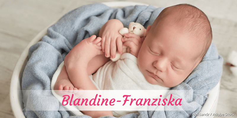 Baby mit Namen Blandine-Franziska