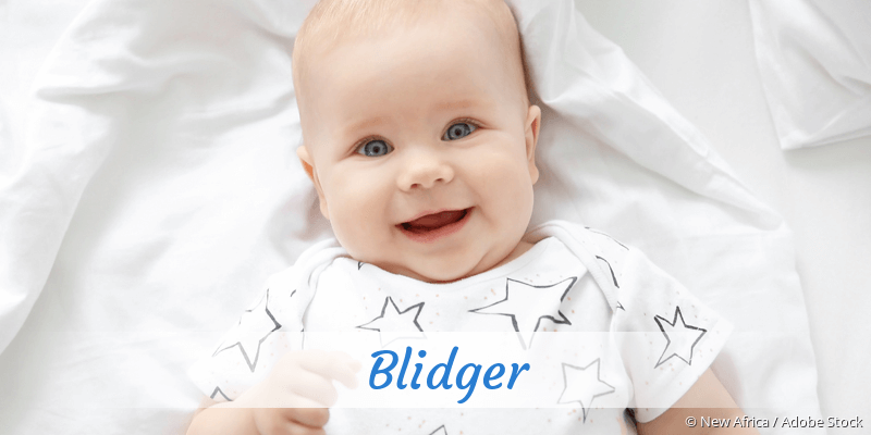 Baby mit Namen Blidger