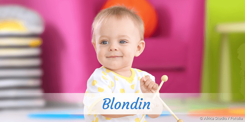 Baby mit Namen Blondin