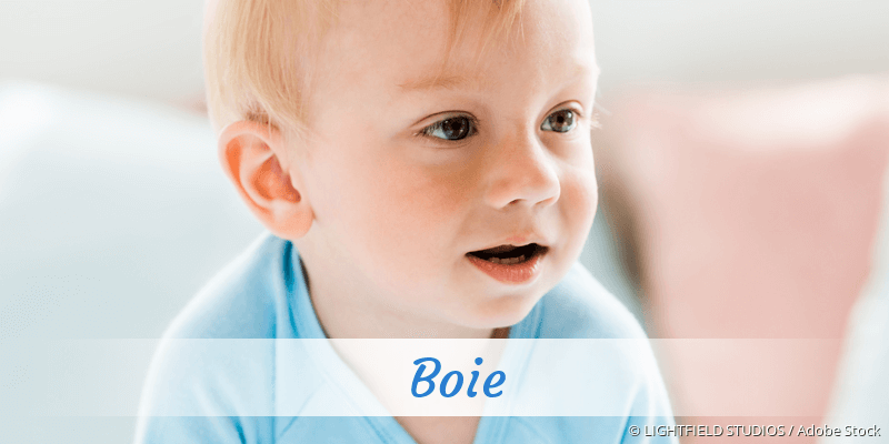Baby mit Namen Boie