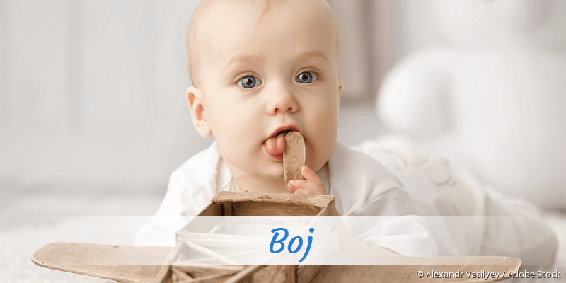 Baby mit Namen Boj