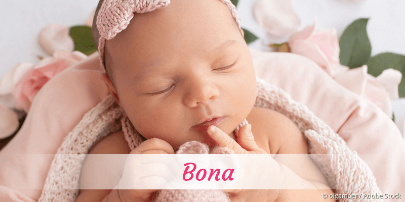Baby mit Namen Bona