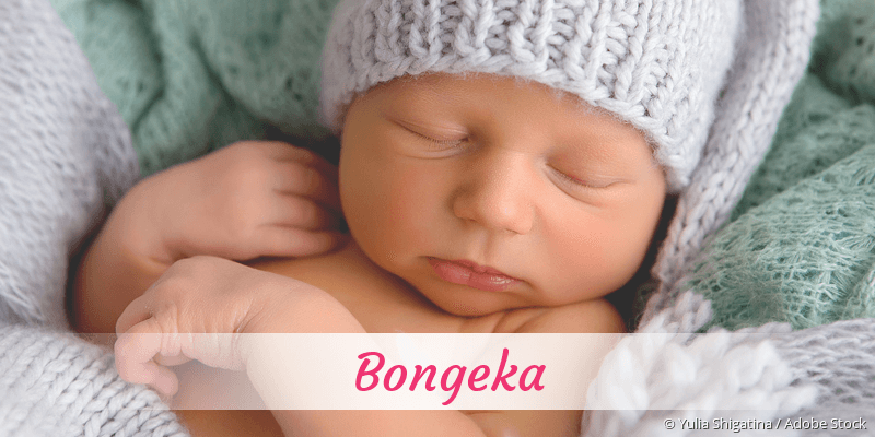 Baby mit Namen Bongeka