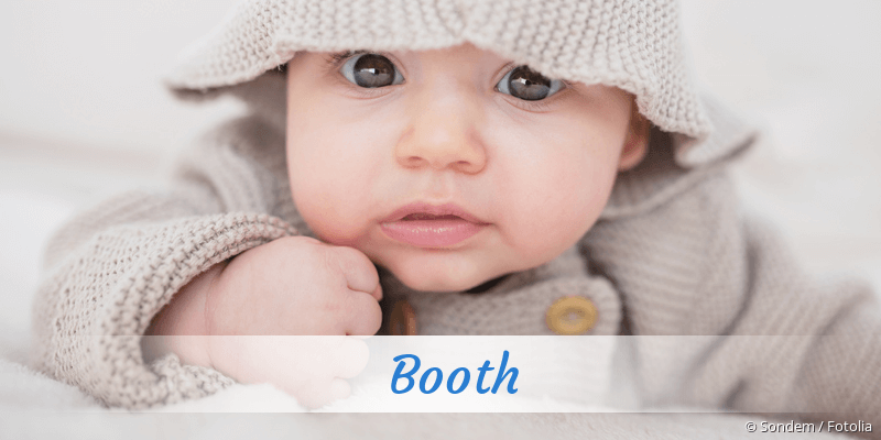 Baby mit Namen Booth