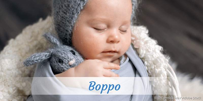 Baby mit Namen Boppo