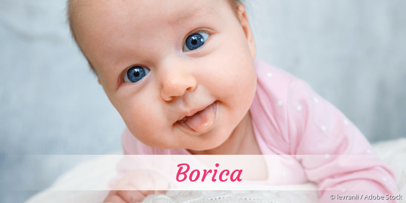 Baby mit Namen Borica