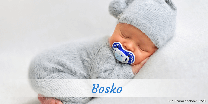 Baby mit Namen Bosko