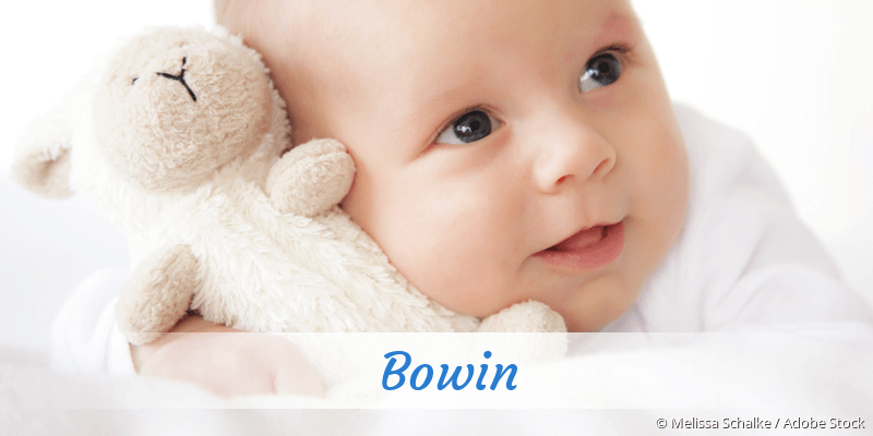 Baby mit Namen Bowin