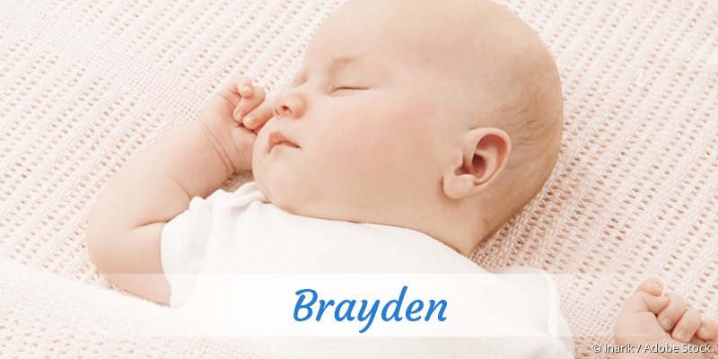 Baby mit Namen Brayden