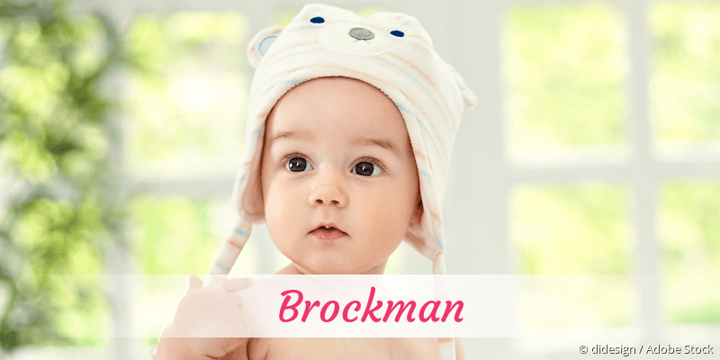 Baby mit Namen Brockman