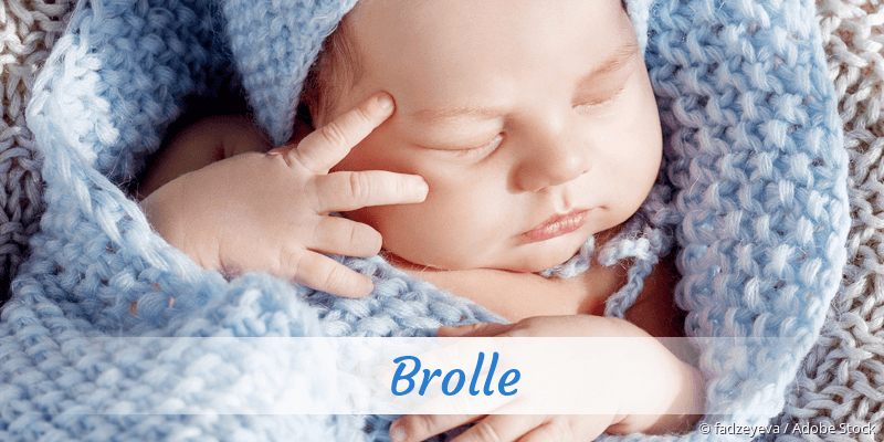 Baby mit Namen Brolle
