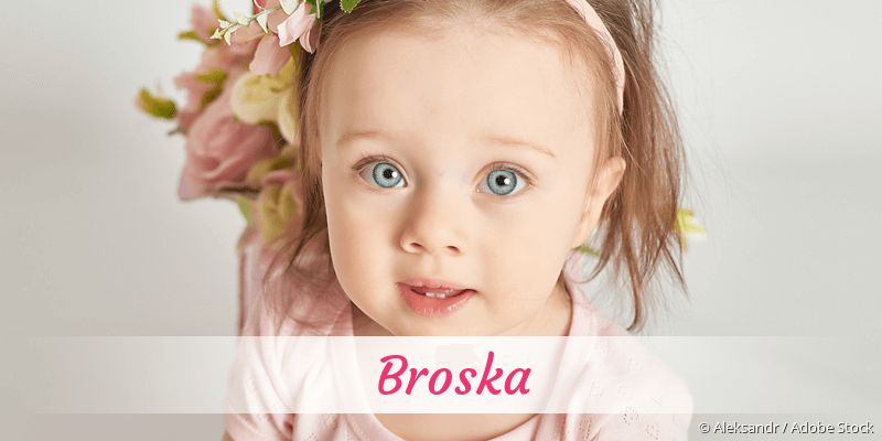 Baby mit Namen Broska