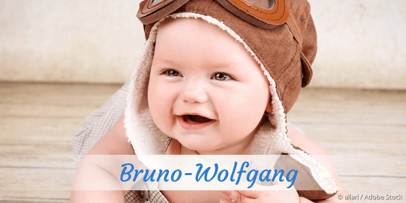 Baby mit Namen Bruno-Wolfgang