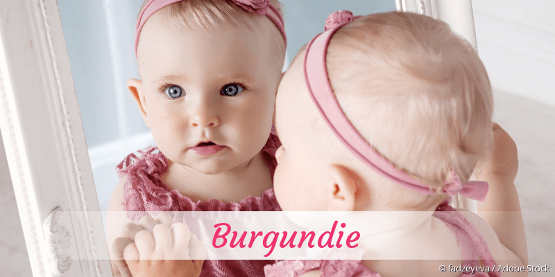 Baby mit Namen Burgundie