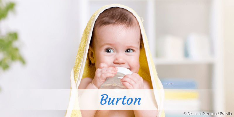 Baby mit Namen Burton