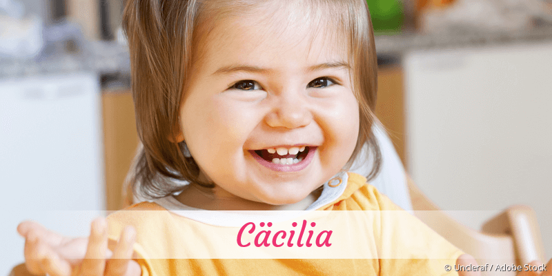 Baby mit Namen Cäcilia