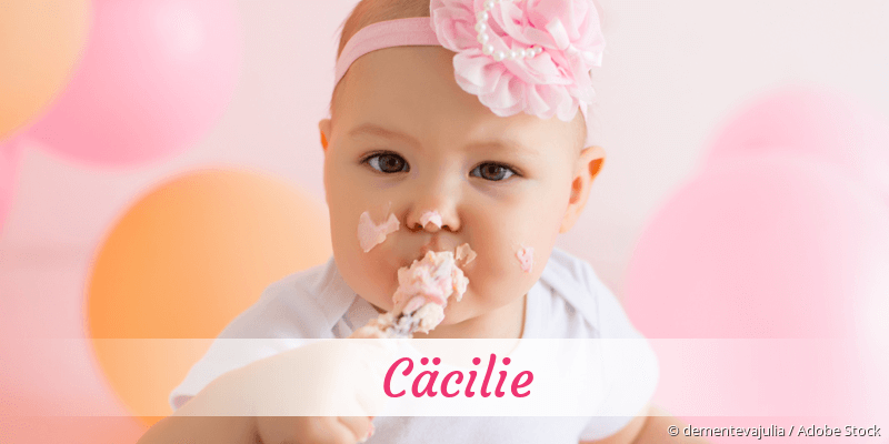Baby mit Namen Cäcilie