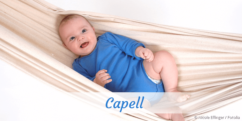 Baby mit Namen Capell