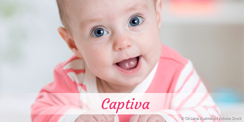 Baby mit Namen Captiva