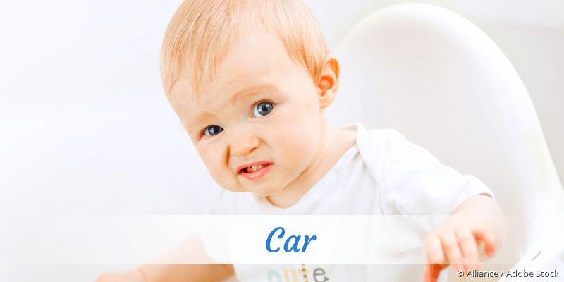 Baby mit Namen Car