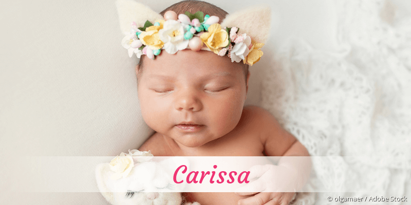 Baby mit Namen Carissa