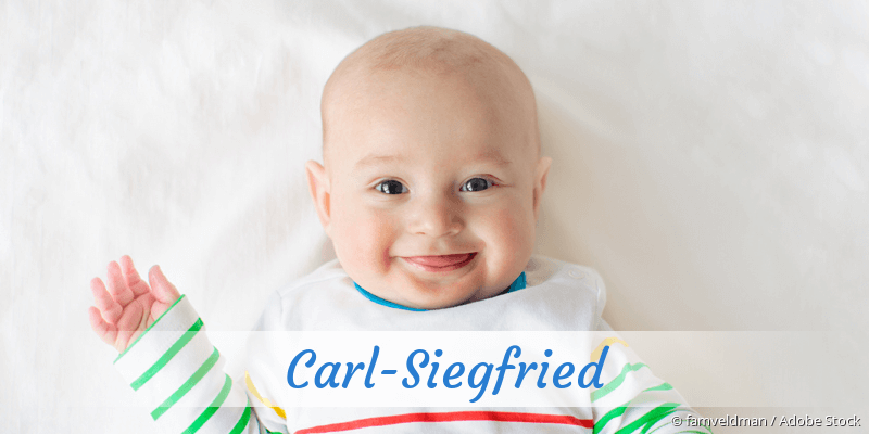 Baby mit Namen Carl-Siegfried