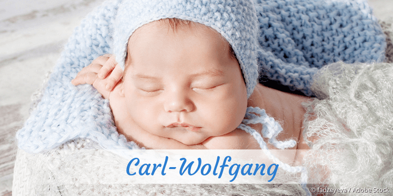 Baby mit Namen Carl-Wolfgang