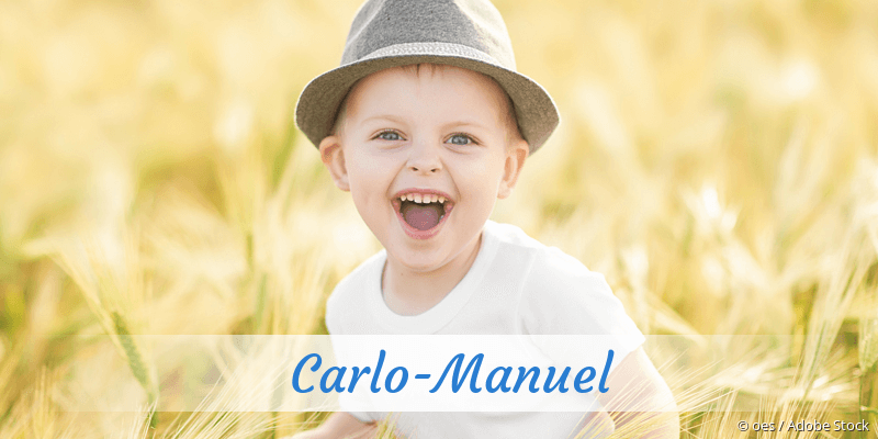Baby mit Namen Carlo-Manuel
