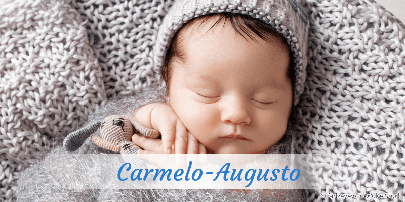 Baby mit Namen Carmelo-Augusto