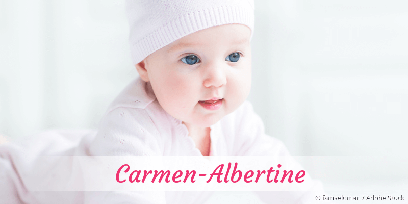 Baby mit Namen Carmen-Albertine