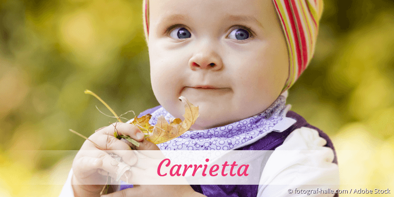 Baby mit Namen Carrietta