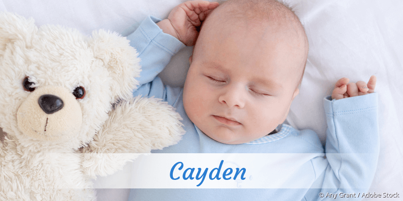 Baby mit Namen Cayden