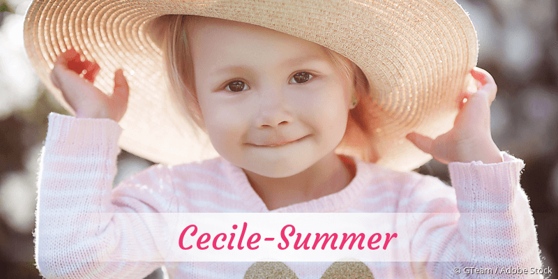 Baby mit Namen Cecile-Summer