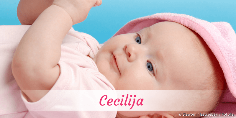 Baby mit Namen Cecilija