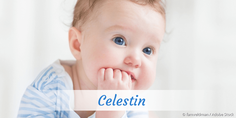 Baby mit Namen Celestin