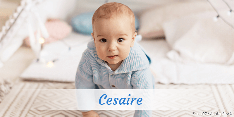 Baby mit Namen Cesaire