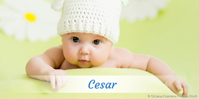 Baby mit Namen Cesar