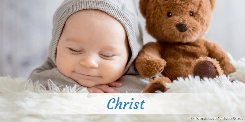 Baby mit Namen Christ