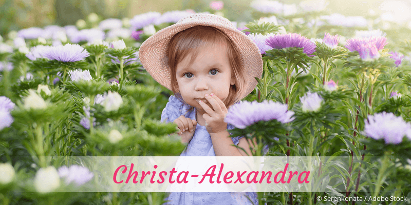 Baby mit Namen Christa-Alexandra