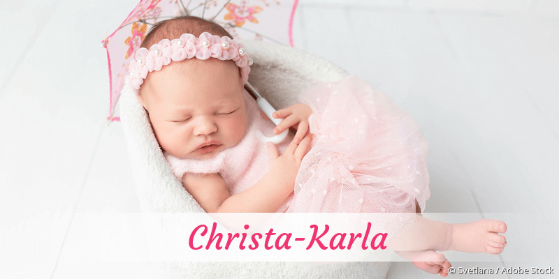 Baby mit Namen Christa-Karla