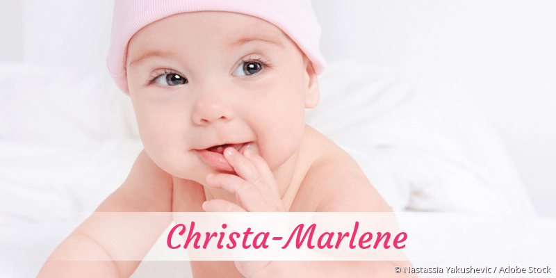Baby mit Namen Christa-Marlene