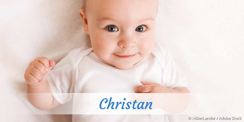 Baby mit Namen Christan