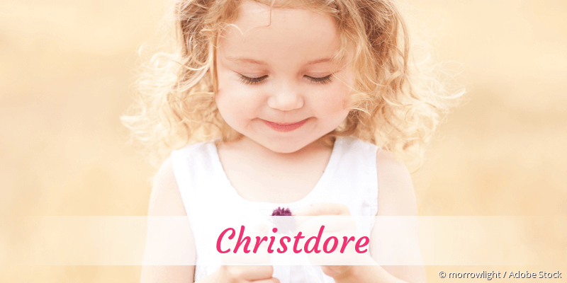 Baby mit Namen Christdore