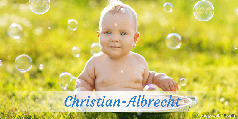 Baby mit Namen Christian-Albrecht