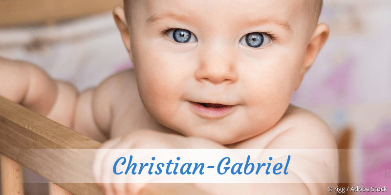 Baby mit Namen Christian-Gabriel