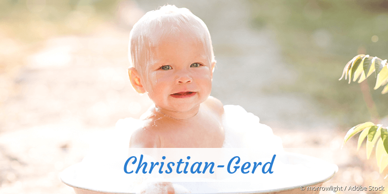 Baby mit Namen Christian-Gerd