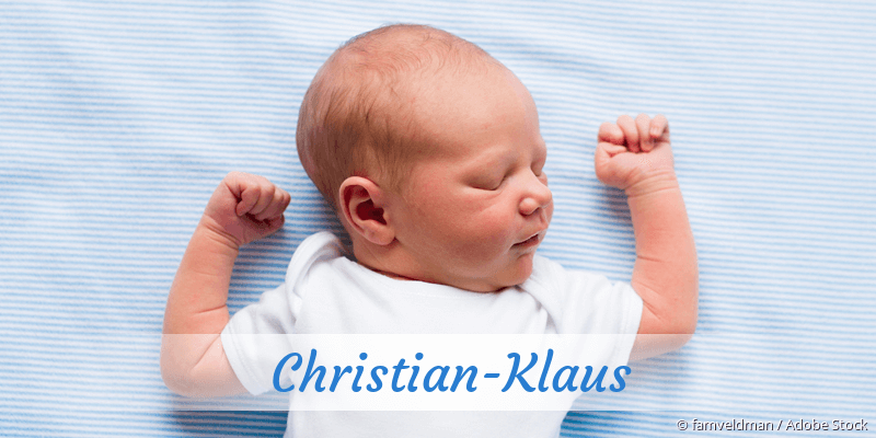 Baby mit Namen Christian-Klaus